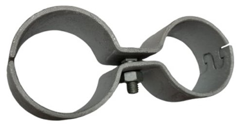 Obejma  ósemkowa rury 50mm - 52mm ocynk mat