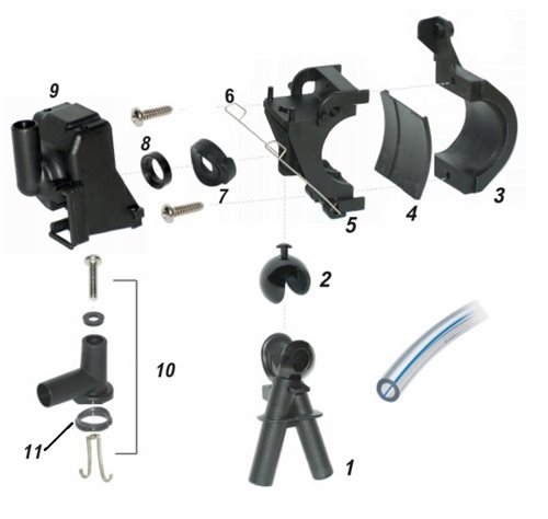 Uszczelka dolna kurka COMBI 52mm eko