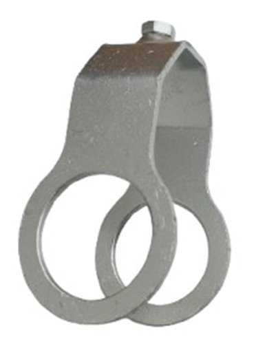 Uchwyt instalacyjny rur ocynk 1 1/4" x 1 1/4" mat