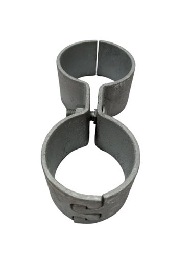Obejma  ósemkowa rury 1 1/4 - 40mm ocynk mat