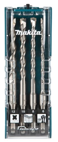 Zestaw wierteł do betonu cegły SDS-PLUS 4 sztuki MAKITA