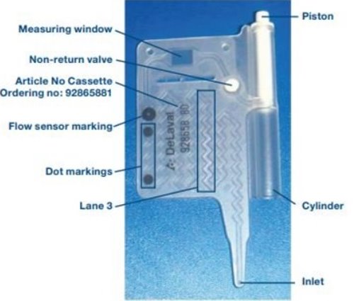 Kasety do urządzenia DCC 72szt.  komórki somatyczne DeLaval 92865881