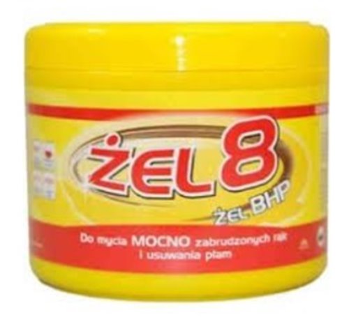 Żel BHP 8  500ml do mycia mocno zabrudzonych rąk
