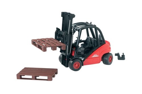 Wózek widłowy Linde i 2 palety