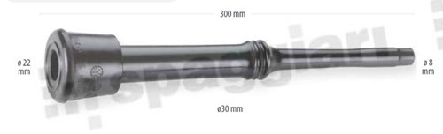 Guma strzykowa GEA długa 8mm Spaggiari 215