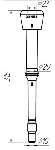 Guma strzykowa długa 10 silikon