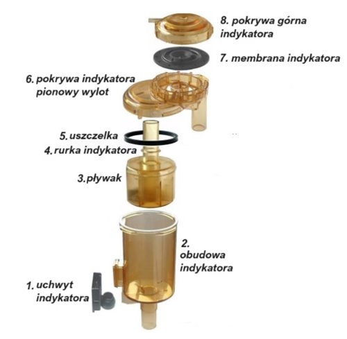 Pływak indykatora DV DuoVac