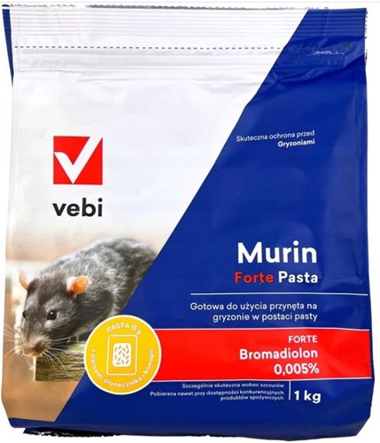 Murin Forte myszy i szczury trucizna na myszy