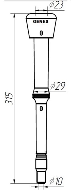 Guma strzykowa długa 10 silikon