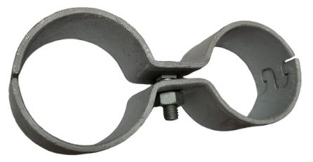 Obejma  ósemkowa rury 1 1/4 - 40mm ocynk mat