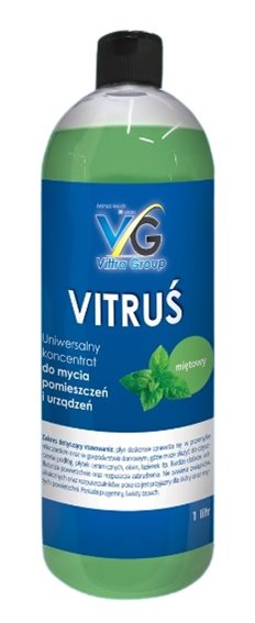 Vitruś 1l do mycia dojarek konwi